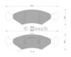 BOSCH 0 986 505 660 Brake Pad Set, disc brake